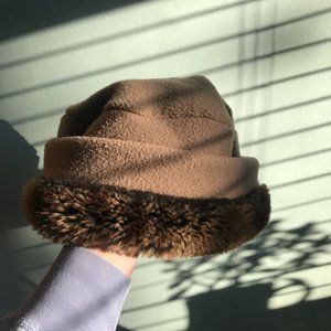 90's Vintage Faux Fur Hat